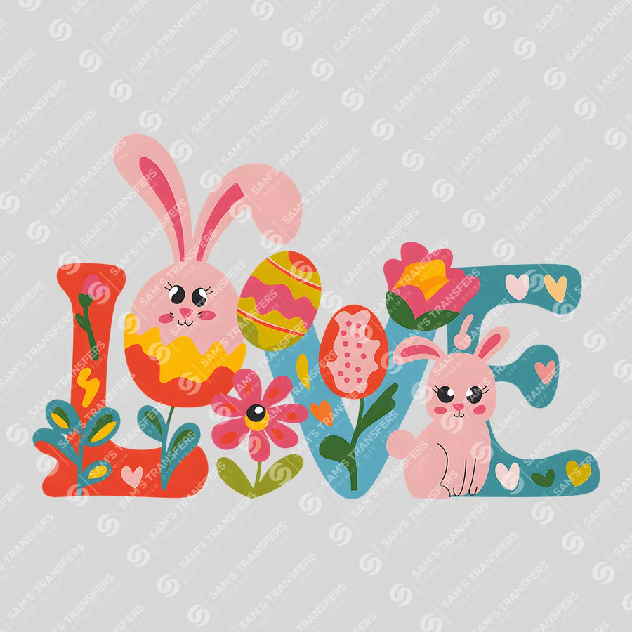 Easter Love Ready-to-Press DTF Transfer | SAT00422