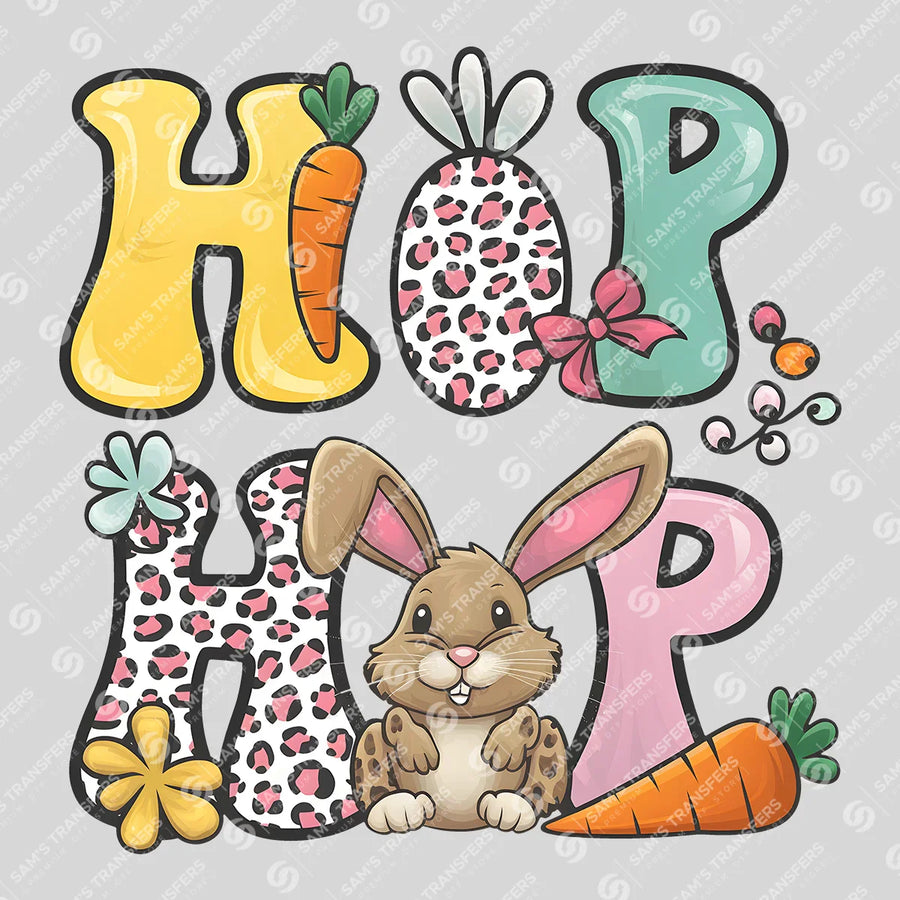 Hop Hop Ready-to-Press DTF Transfer | SAT00435