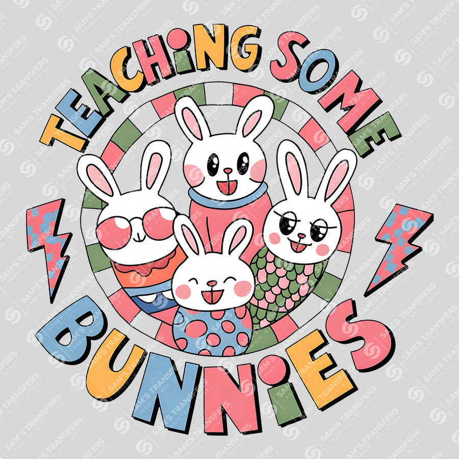 Teaching Some Bunnies Ready-to-Press DTF Transfer | SAT00438