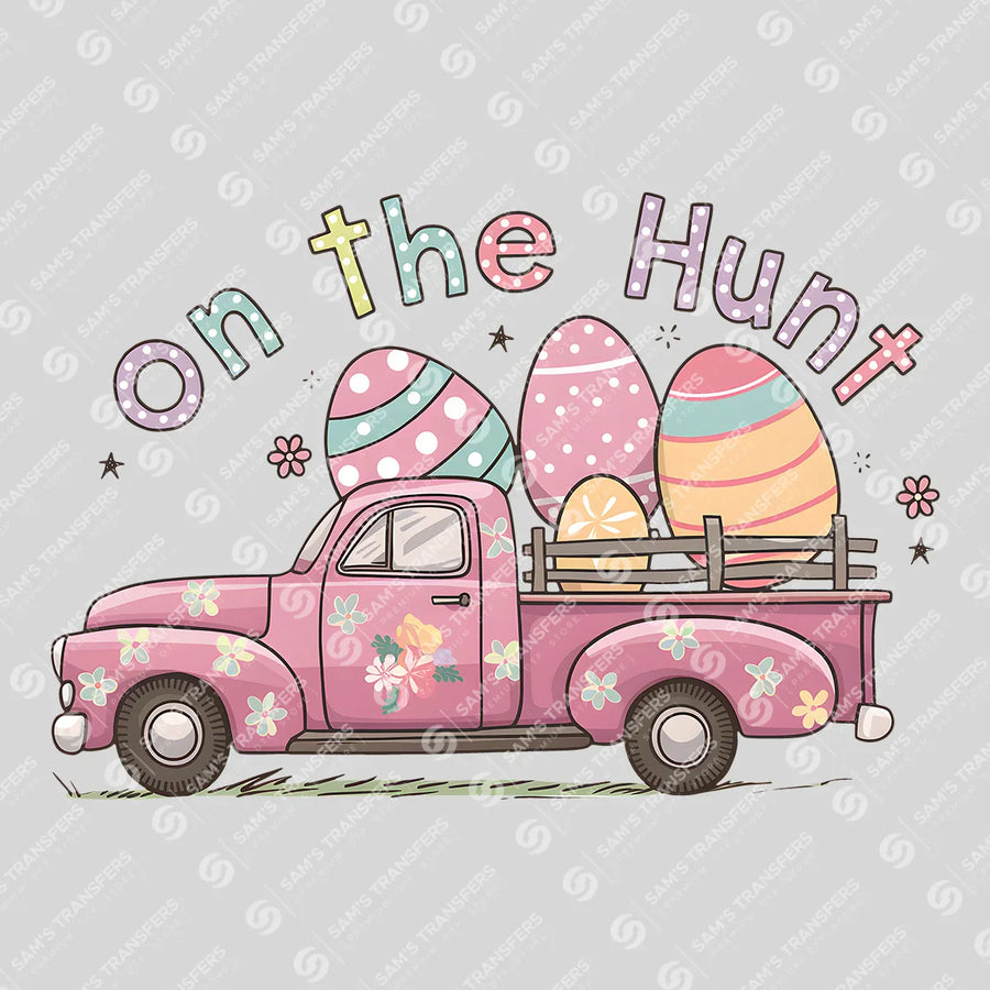 On the Hunt Truck Ready-to-Press DTF Transfer | SAT00462