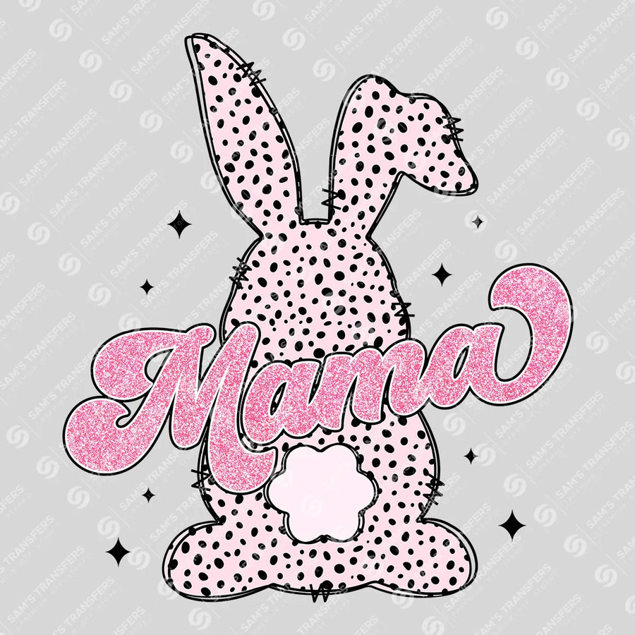 Mama Dalmatian Bunny Ready-to-Press DTF Transfer | SAT00511