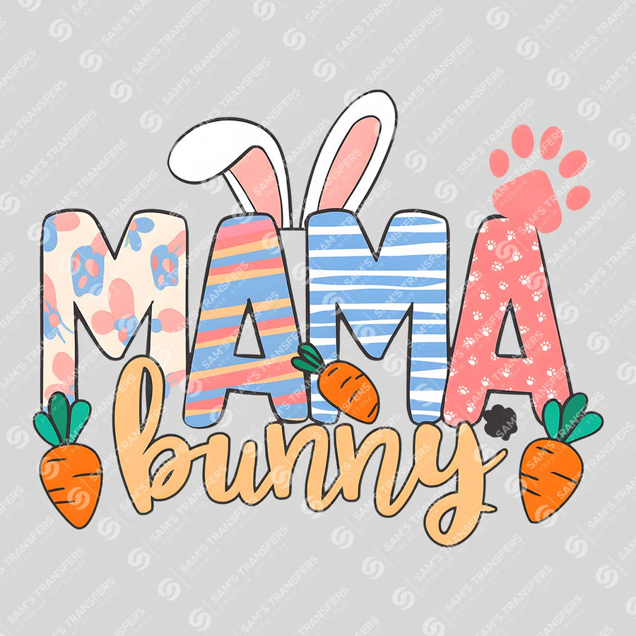 Mama Bunny Ready-to-Press DTF Transfer | SAT00557