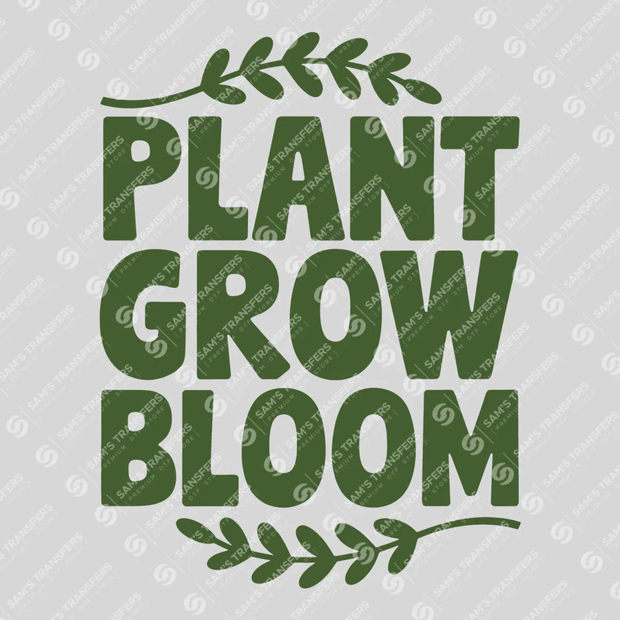 Plant Grow Bloom Ready-to-Press DTF Transfer | SAT00604