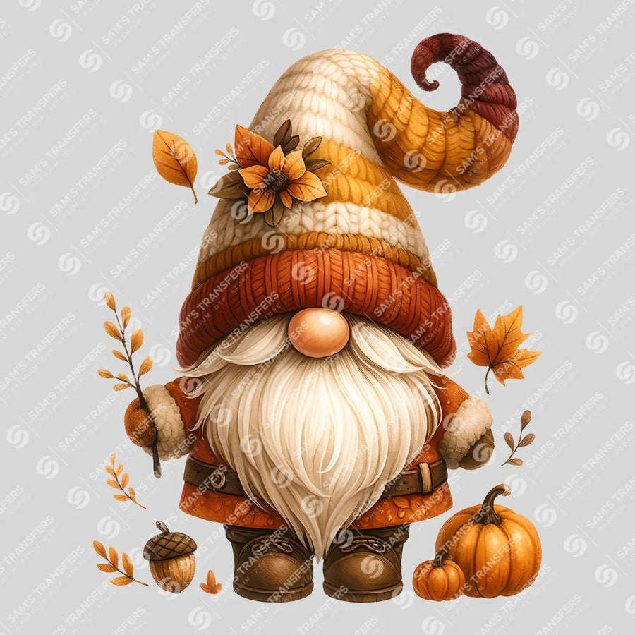 Cozy Fall Gnome Ready-to-Press DTF Transfer | SAT00700