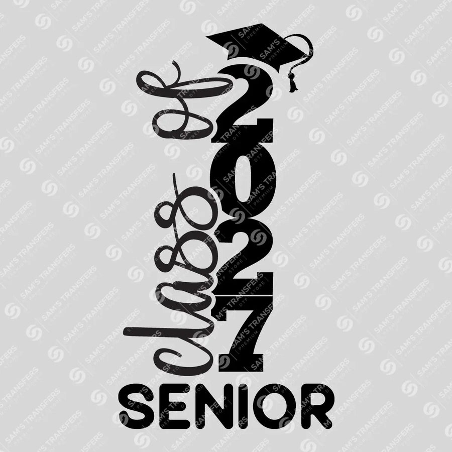 Senior Class Of 2027 Vertical Ready-to-Press DTF Transfer | SAT00785