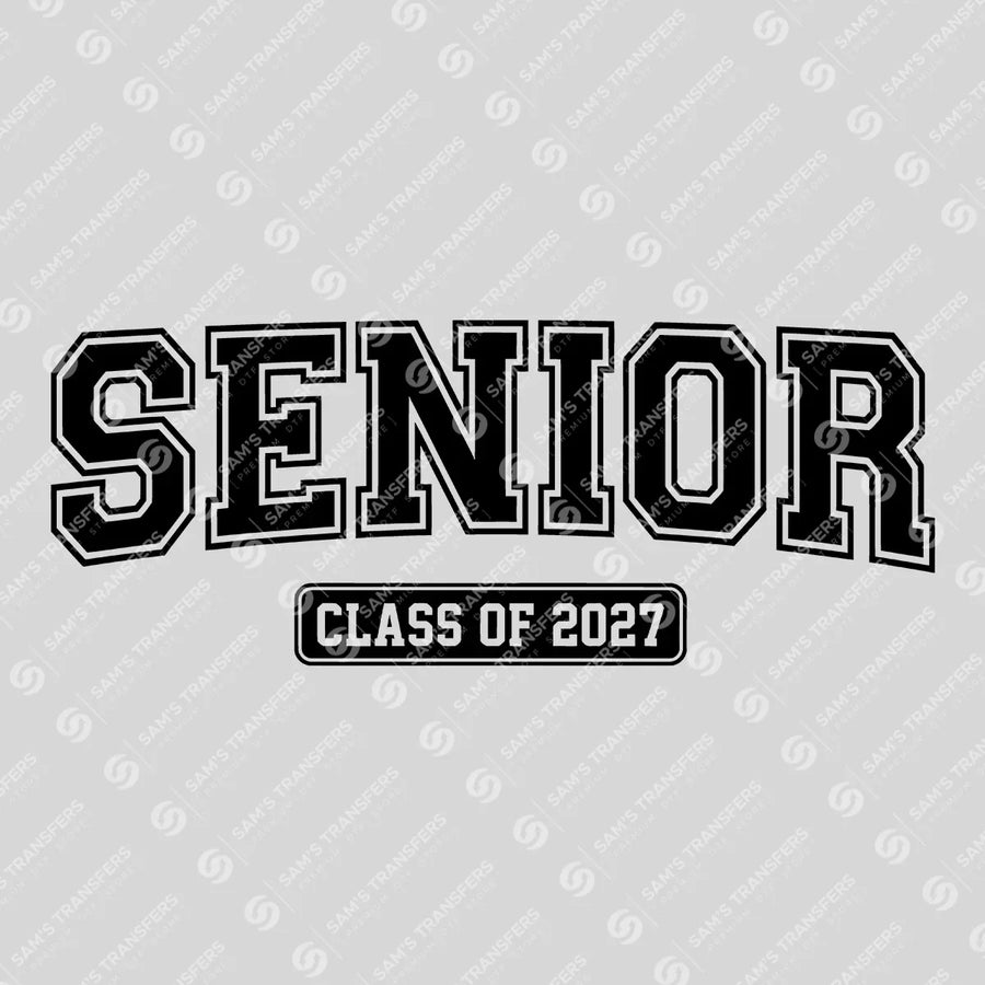 Senior Class Of 2027 Pill Badge Ready-to-Press DTF Transfer | SAT00840