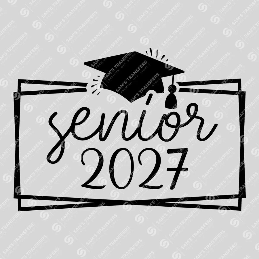 Senior 2027 Frame Ready-to-Press DTF Transfer | SAT00857