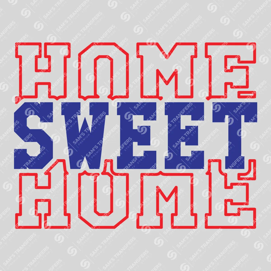 Home Sweet Home Varsity Ready-to-Press DTF Transfer | SAT01294