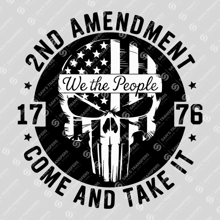 2nd Amendment We the People Ready-to-Press DTF Transfer | SAT01396