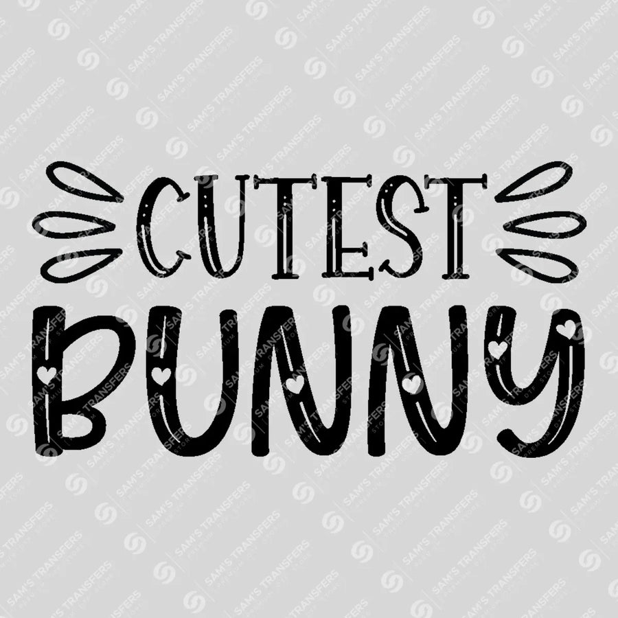 Cutest Bunny Ready-to-Press DTF Transfer | SAT01593