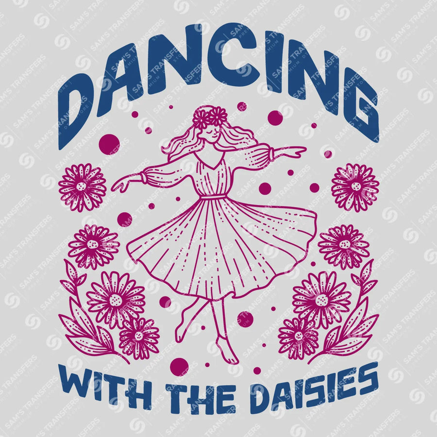 Dancing with the Daisies Ready-to-Press DTF Transfer | SAT01601