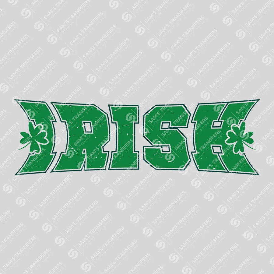 Irish Varsity Distressed Ready-to-Press DTF Transfer | SAT01901