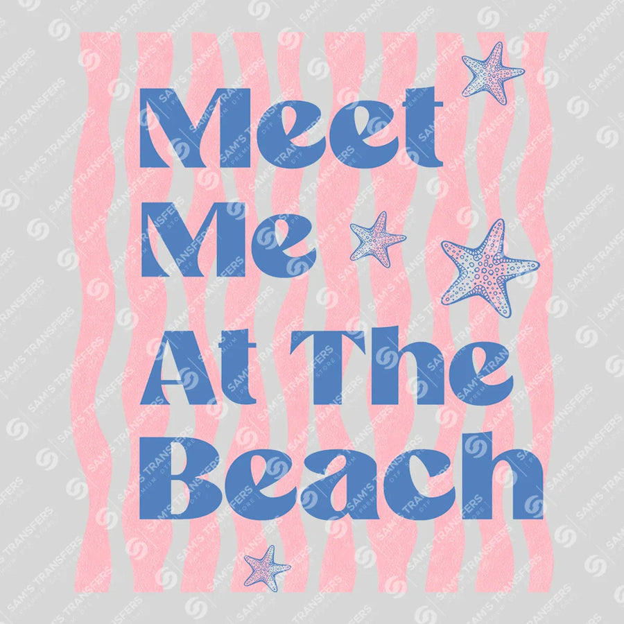 Meet Me At The Beach Ready-to-Press DTF Transfer | SAT02256