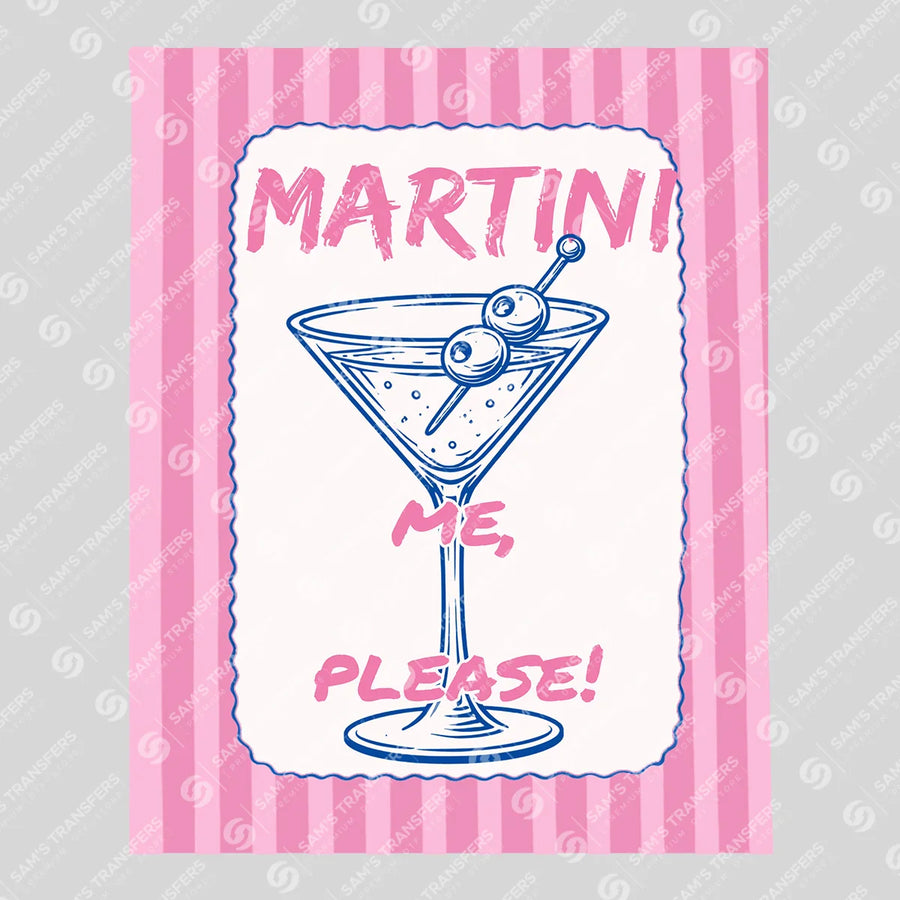 Martini Me Please Ready-to-Press DTF Transfer | SAT02265