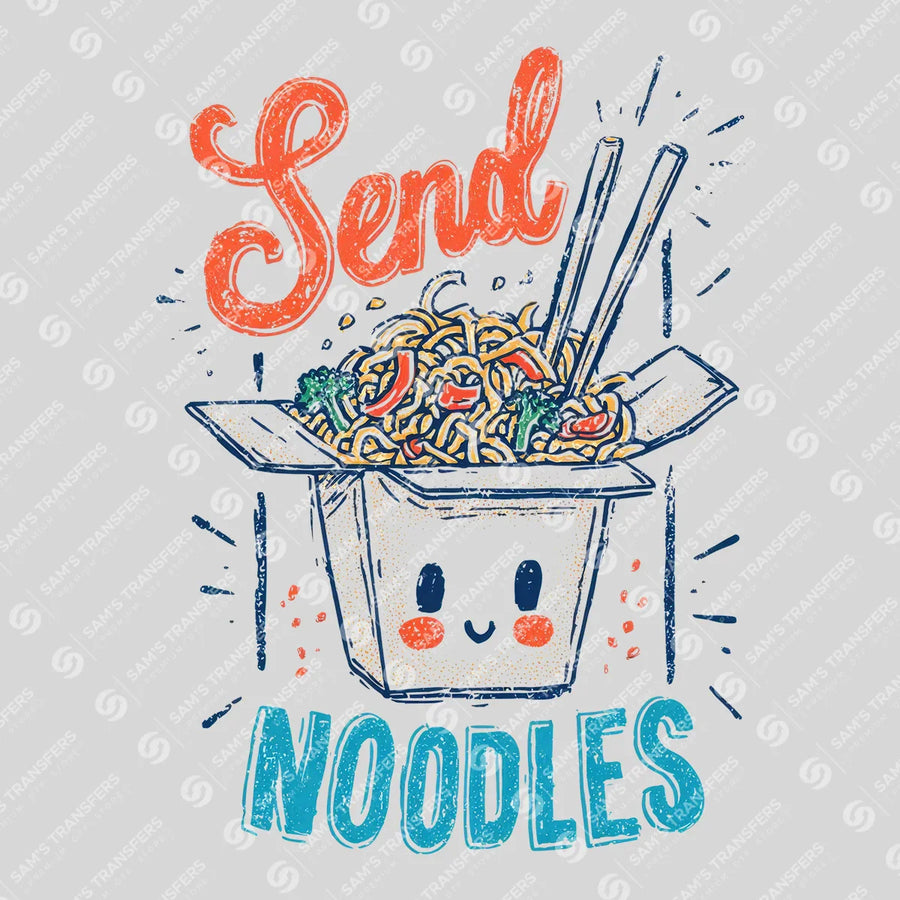 Send Noodles Takeout Ready-to-Press DTF Transfer | SAT02278