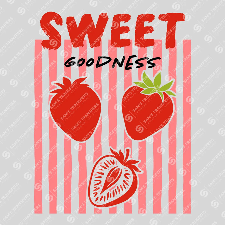 Sweet Goodness Strawberry Ready-to-Press DTF Transfer | SAT02284