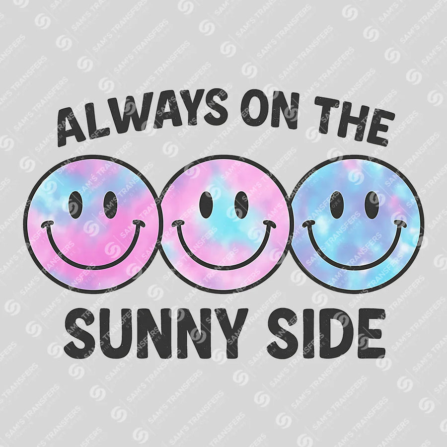 Always On The Sunny Side Smiley Ready-to-Press DTF Transfer | SAT02289