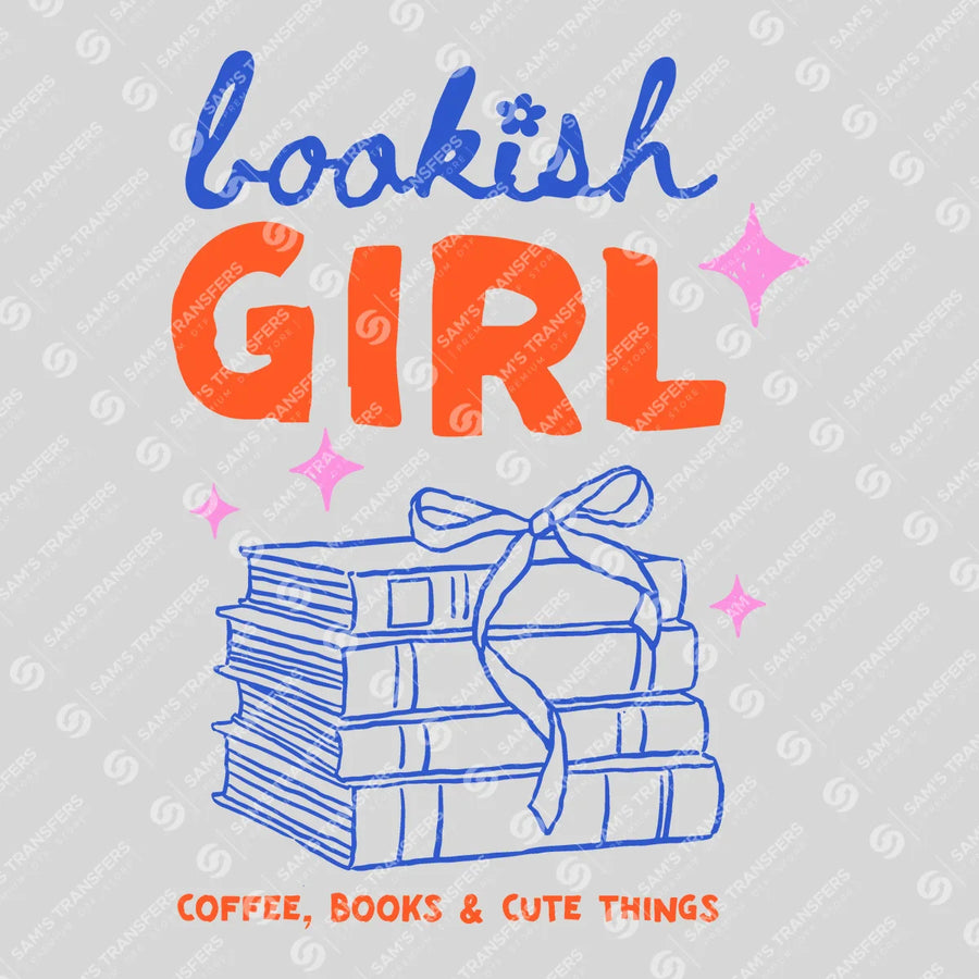Bookish Girl Ready-to-Press DTF Transfer | SAT02307