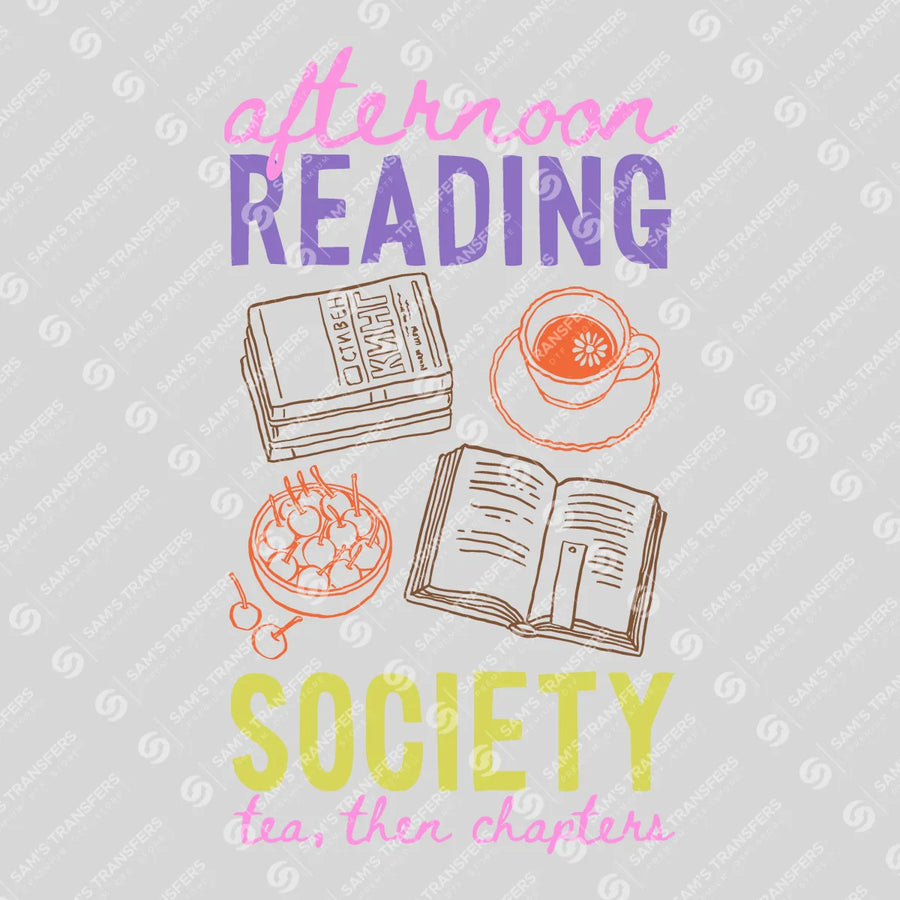 Afternoon Reading Society Ready-to-Press DTF Transfer | SAT02310