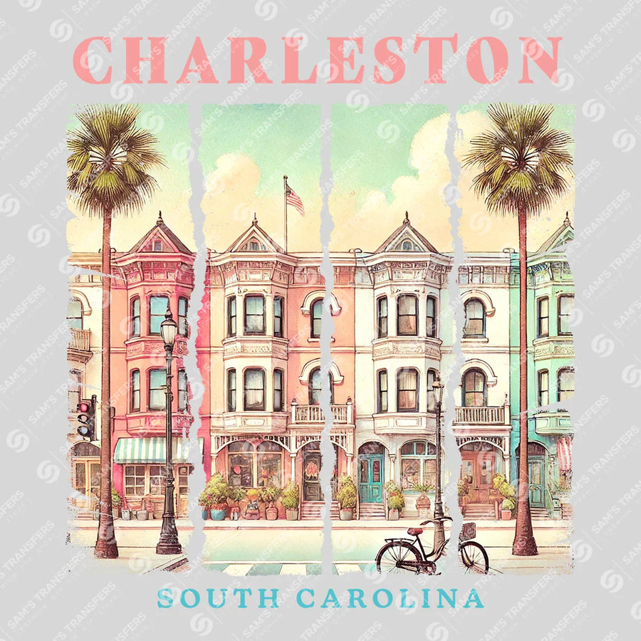 Charleston South Carolina Ready-to-Press DTF Transfer | SAT02317