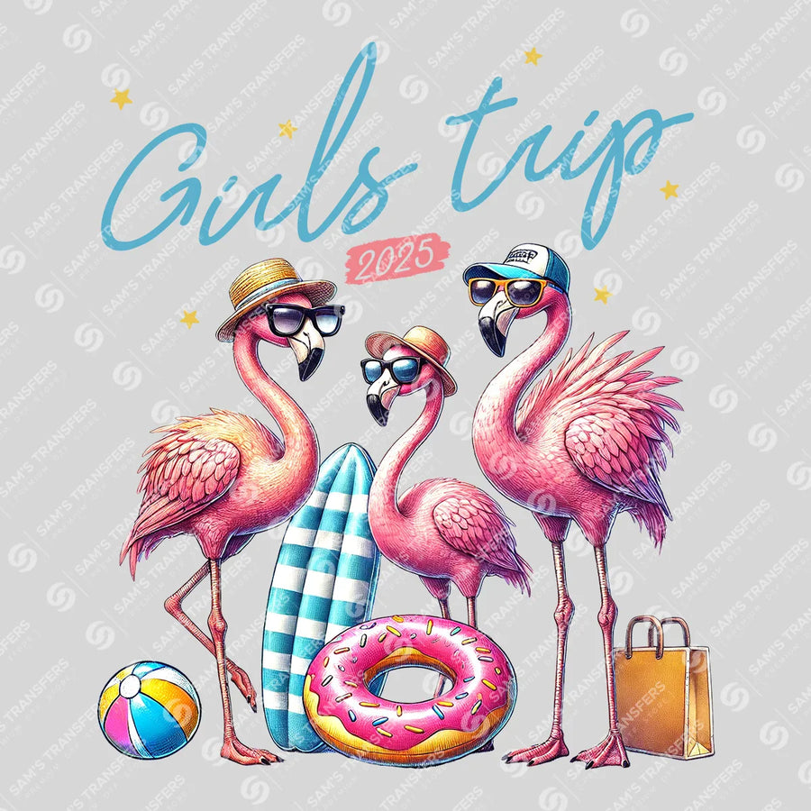 Girls Trip 2025 Ready-to-Press DTF Transfer | SAT02339