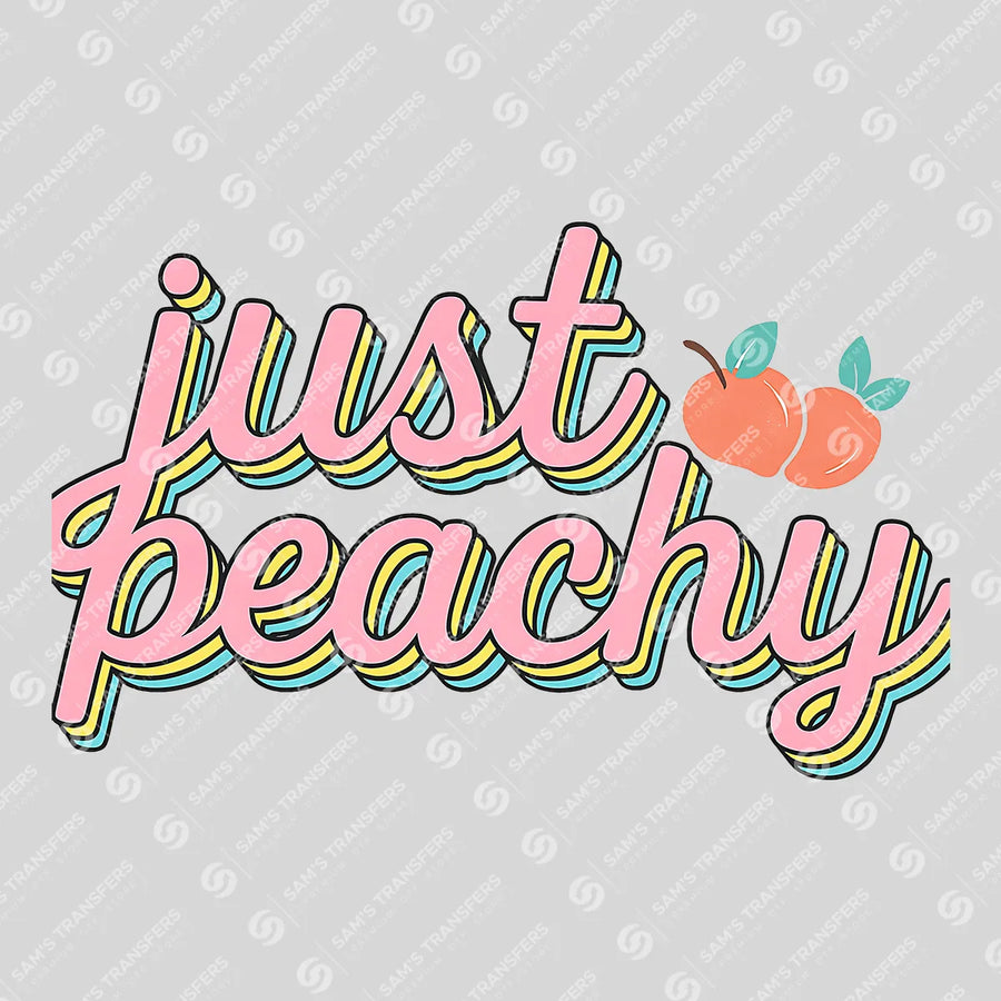 Just Peachy Ready-to-Press DTF Transfer | SAT02344