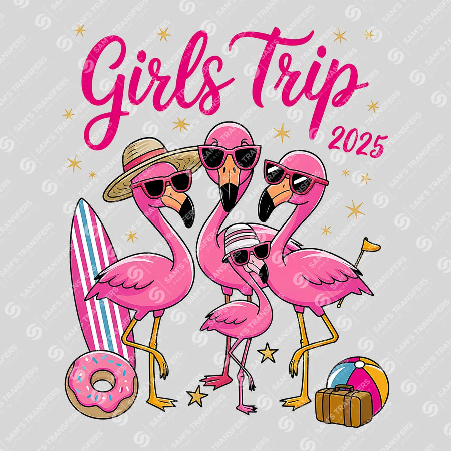 Girls Trip 2025 Ready-to-Press DTF Transfer | SAT02366