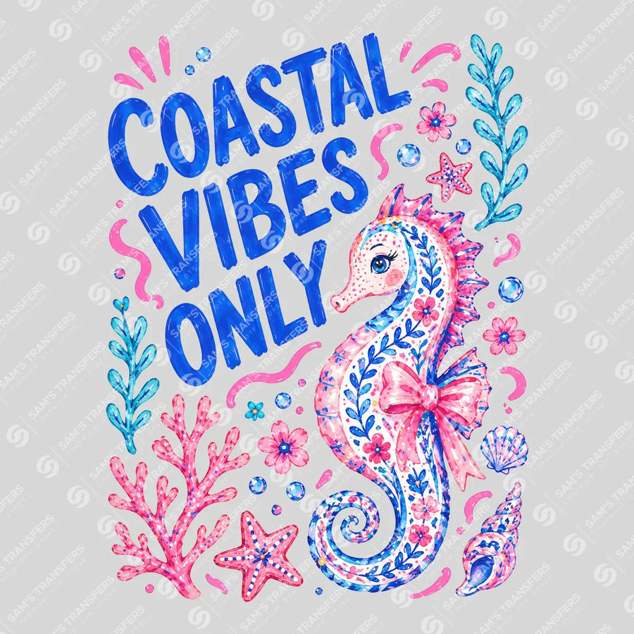 Coastal Vibes Only Ready-to-Press DTF Transfer | SAT02376
