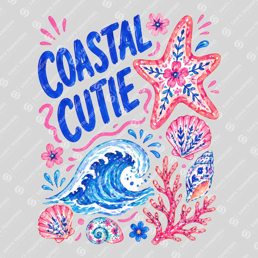 Coastal Cutie Ready-to-Press DTF Transfer | SAT02386