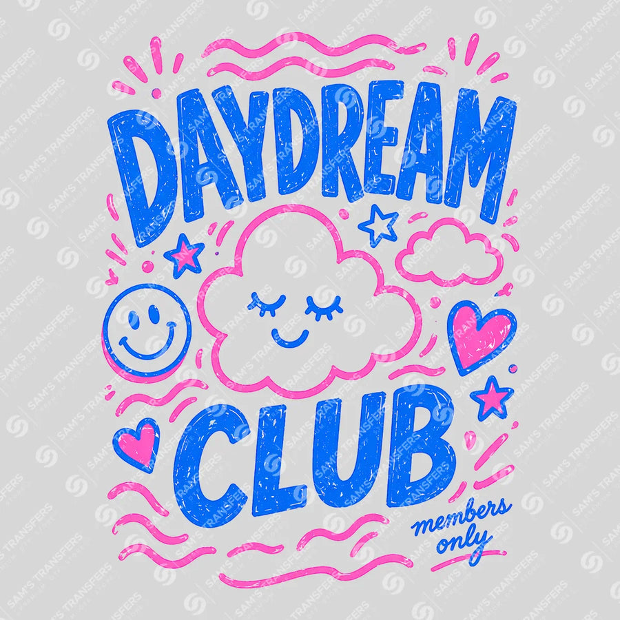 Daydream Club Ready-to-Press DTF Transfer | SAT02397