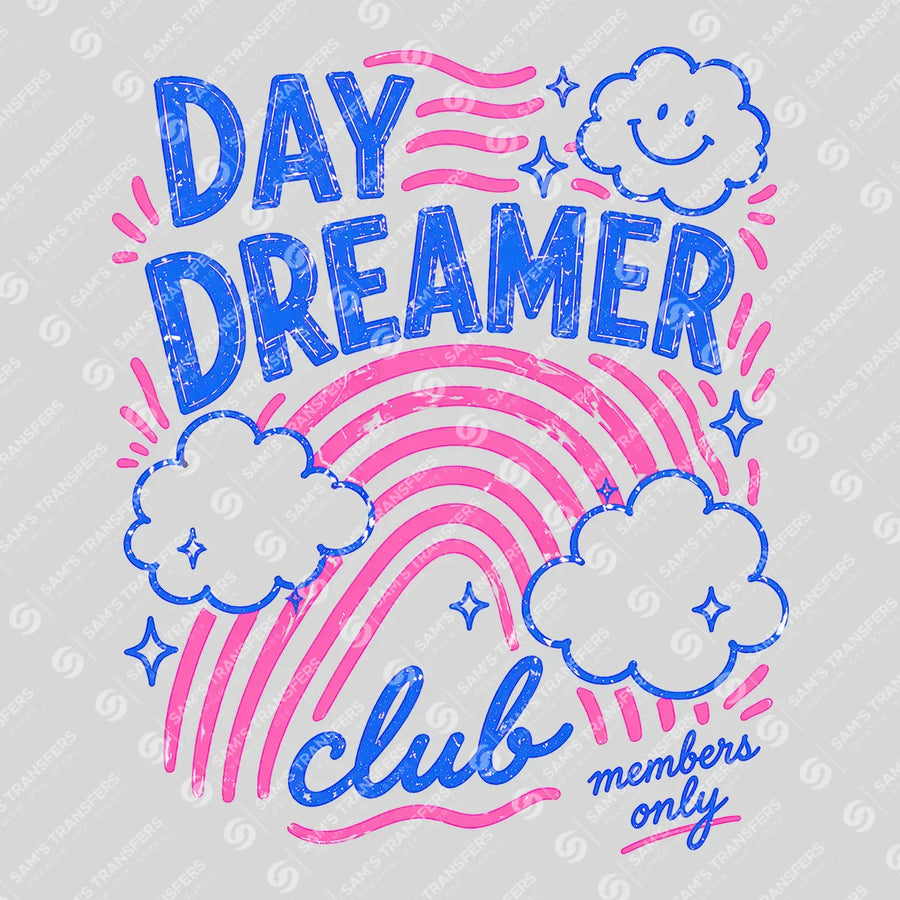 Day Dreamer Club Ready-to-Press DTF Transfer | SAT02401