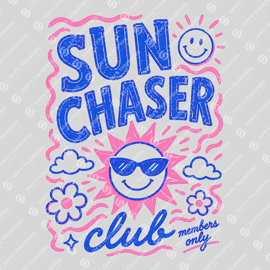 Sun Chaser Club Ready-to-Press DTF Transfer | SAT02406