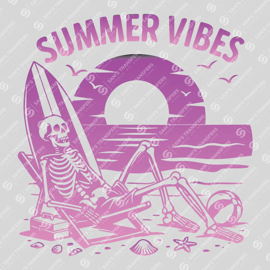 Summer Vibes Ready-to-Press DTF Transfer | SAT02413