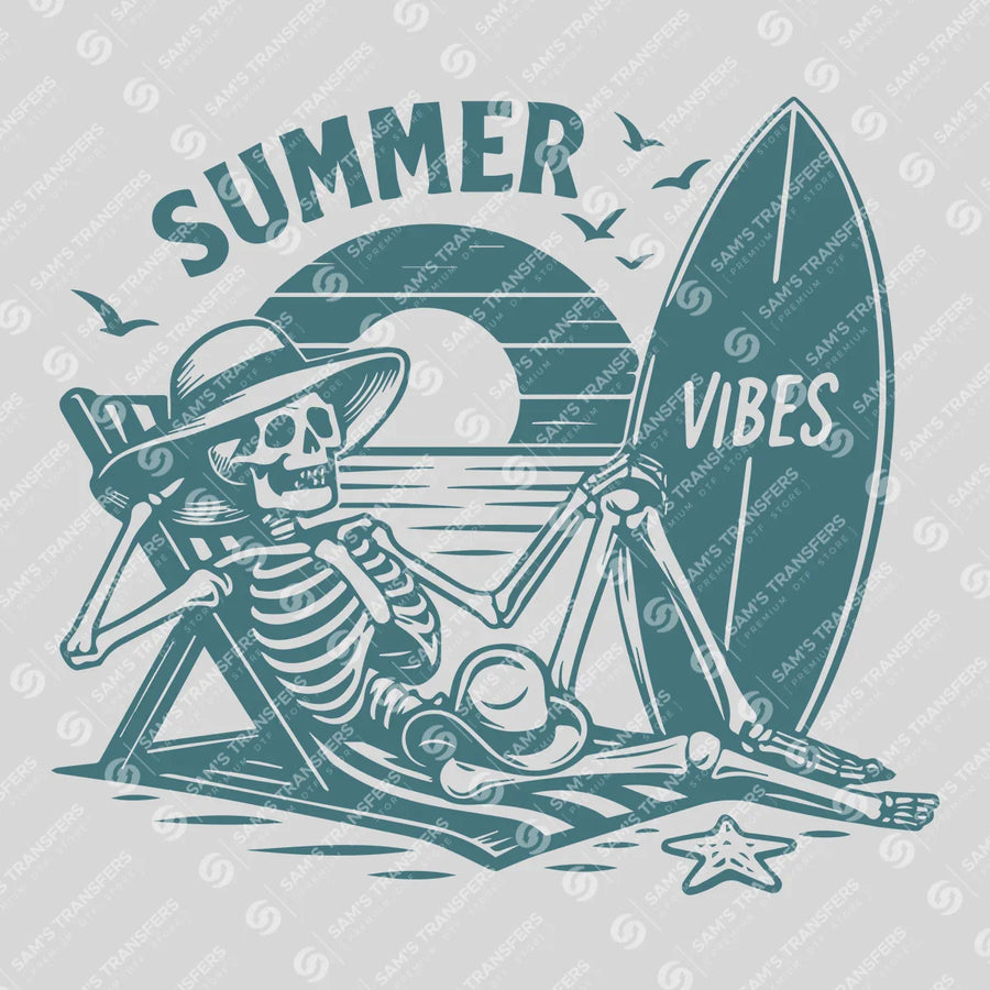 Summer Vibes Ready-to-Press DTF Transfer | SAT02415