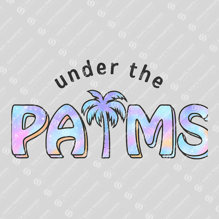 Under the Palms Ready-to-Press DTF Transfer | SAT02431