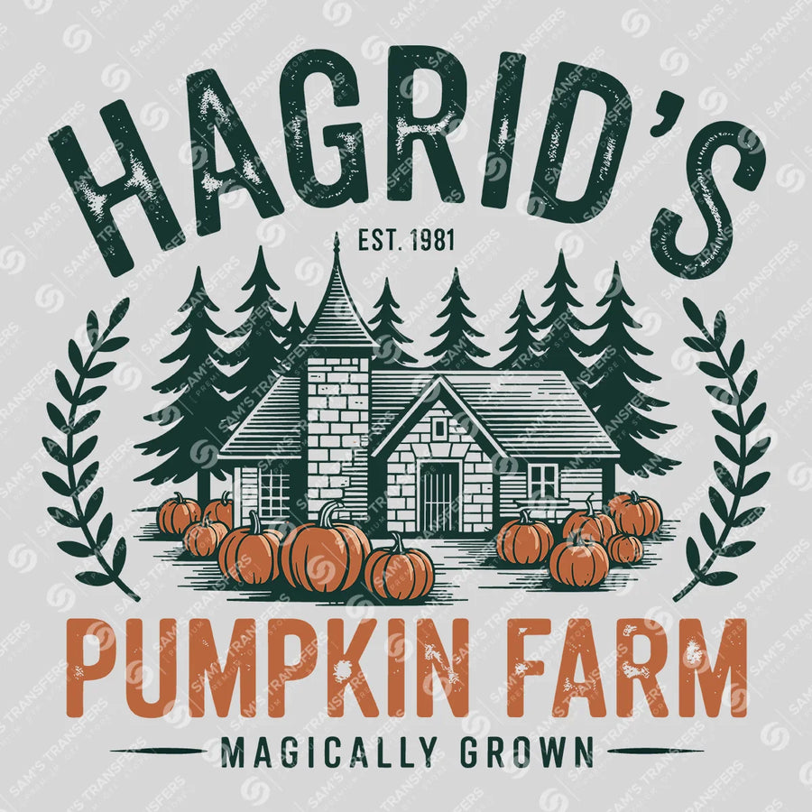 Hagrid's Pumpkin Farm Ready-to-Press DTF Transfer | SAT02473