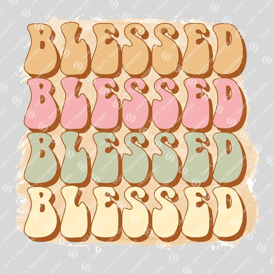 Blessed Ready-to-Press DTF Transfer | SAT02505