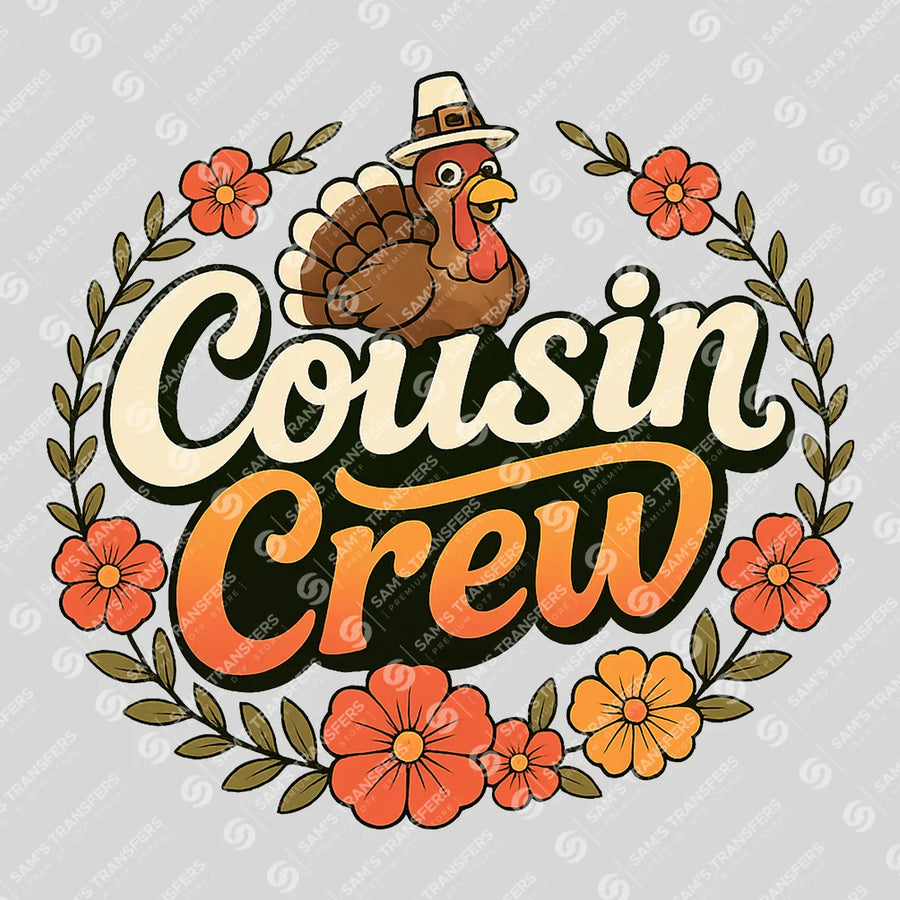 Cousin Crew Ready-to-Press DTF Transfer | SAT02507