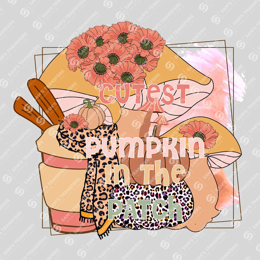 Cutest Pumpkin in the Patch Ready-to-Press DTF Transfer | SAT02510