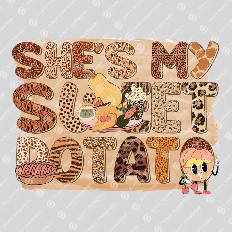 She's My Sweet Potato Ready-to-Press DTF Transfer | SAT02582