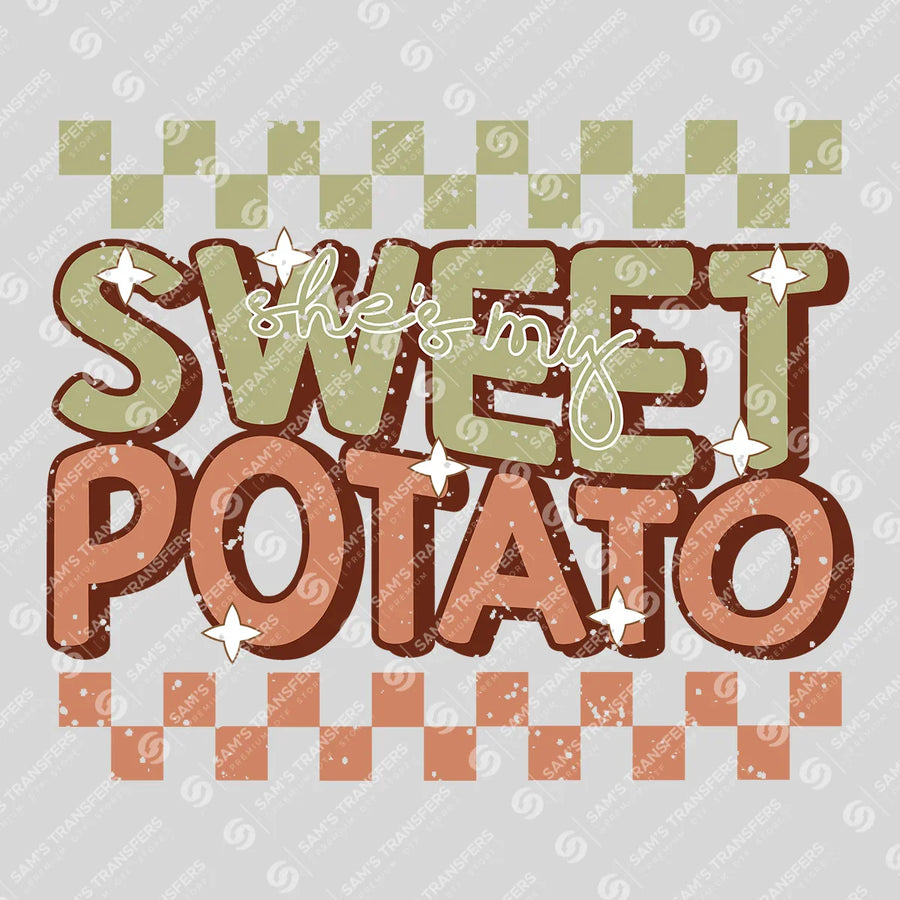 She's My Sweet Potato Ready-to-Press DTF Transfer | SAT02586