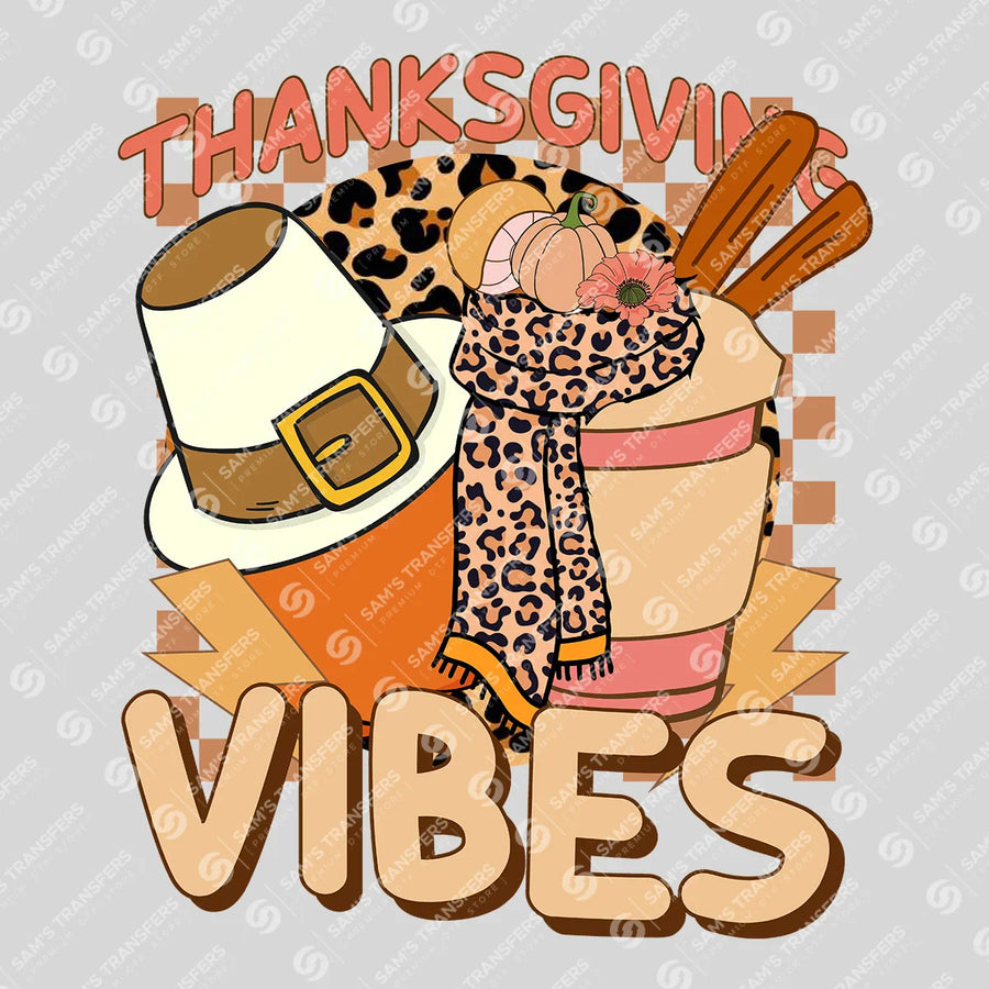 Thanksgiving Vibes Ready-to-Press DTF Transfer | SAT02624