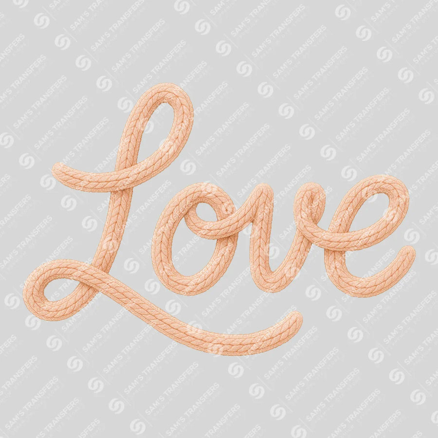 Love Ready-to-Press DTF Transfer | SAT02686