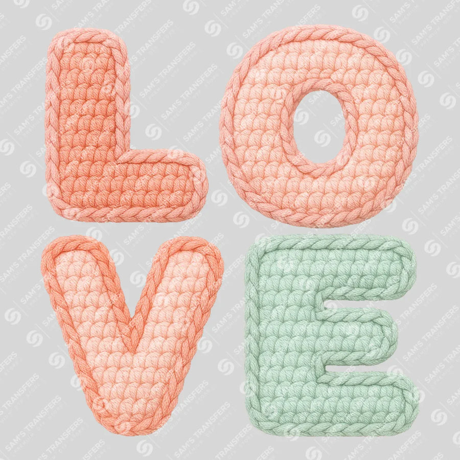 Love Ready-to-Press DTF Transfer | SAT02690