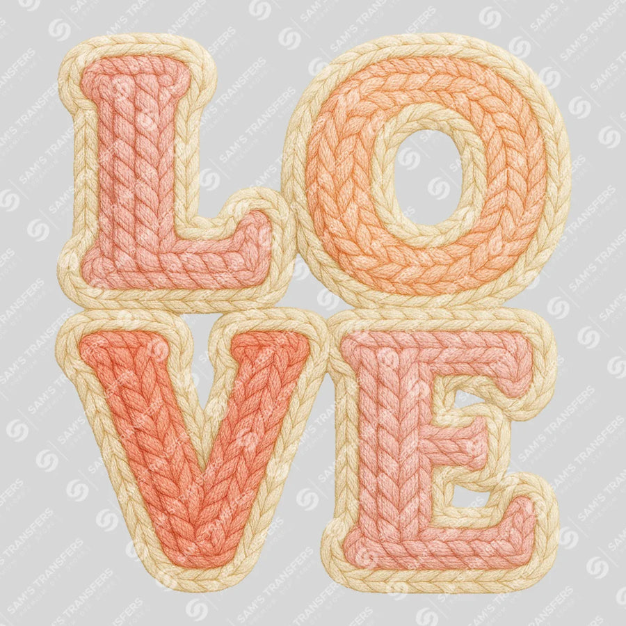 Love Ready-to-Press DTF Transfer | SAT02692