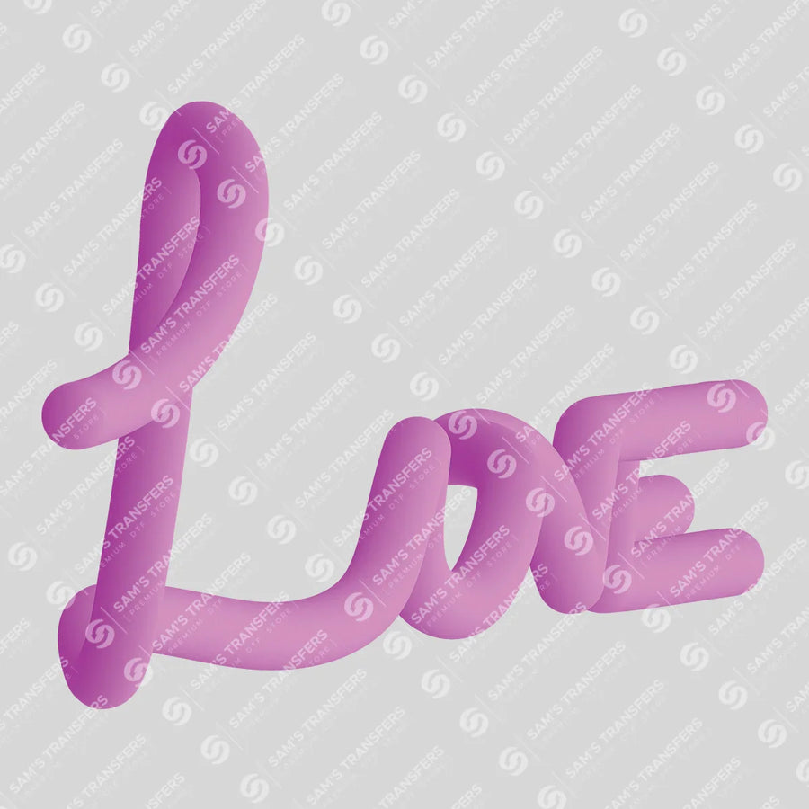 Love Ready-to-Press DTF Transfer | SAT02714