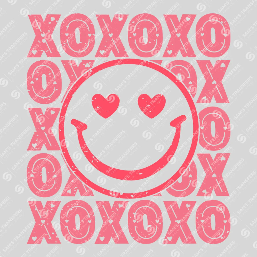 Heart Eyes Smiley Ready-to-Press DTF Transfer | SAT02727