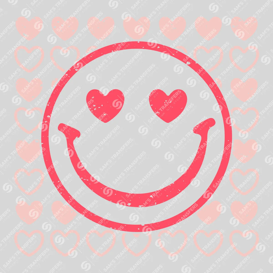 Heart Checkerboard Ready-to-Press DTF Transfer | SAT02728