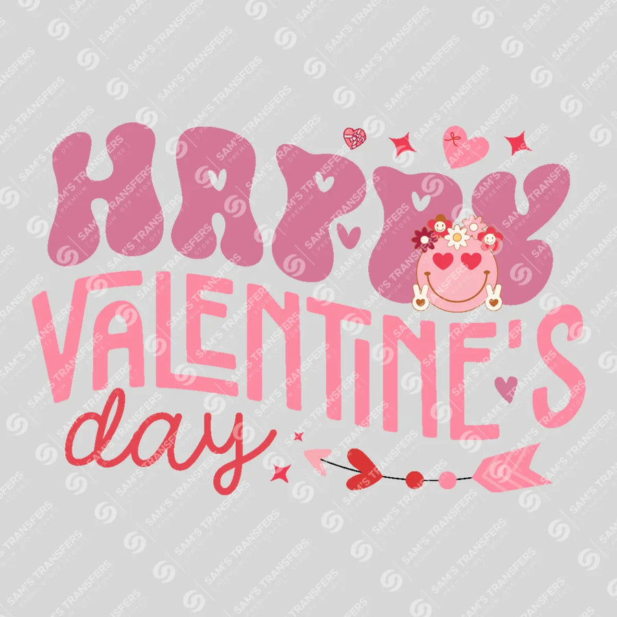 Happy Valentine's Day Ready-to-Press DTF Transfer | SAT02732