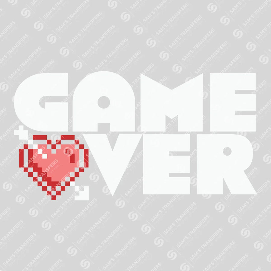 Game Over Ready-to-Press DTF Transfer | SAT02752